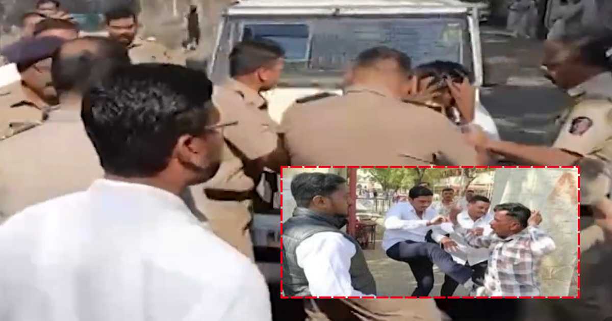 जळगावमध्ये मतदान केंद्रावर राडा! बोगस मतदान करणाऱ्या तरुणाला नागरिकांनी रंगेहात पकडले; चोप देऊन पोलिसांच्या स्वाधीन