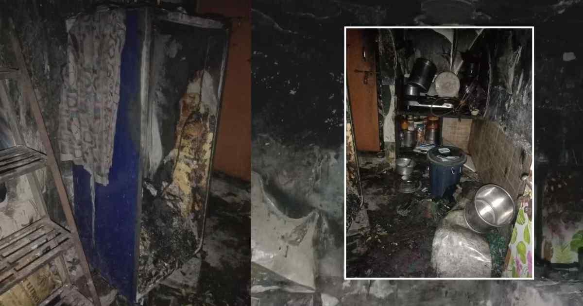 गोरेगावात पहाटे फ्रीजचा भीषण स्फोट; एकाच कुटुंबातील तिघांचा होरपळून मृत्यू