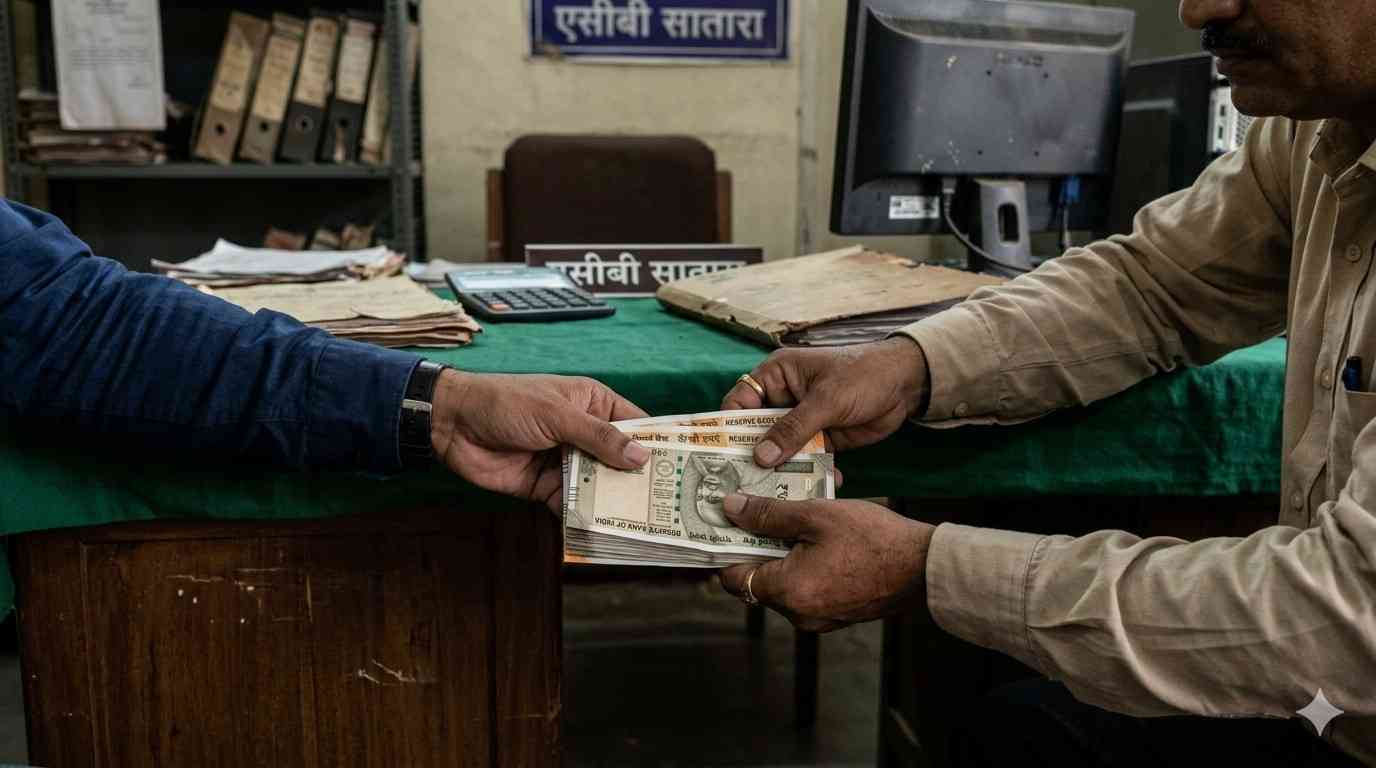 प्राध्यापक पदोन्नतीसाठी ३ लाखांची लाच; साताऱ्यात शिक्षण संस्थेच्या अध्यक्षांसह तिघे ‘एसीबी’च्या जाळ्यात