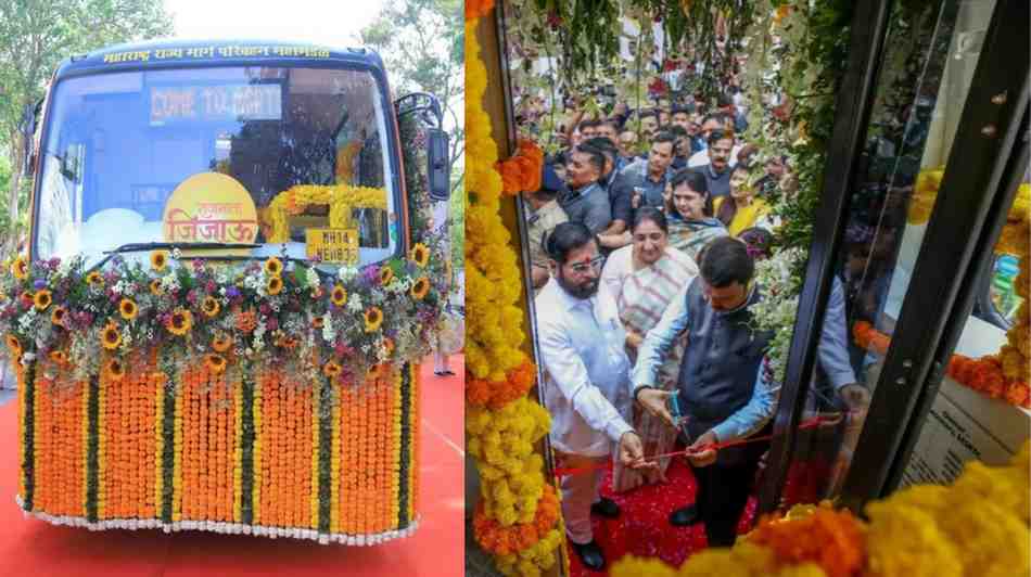 एसटी महामंडळाच्या ताफ्यात ‘राजमाता जिजाऊ’ बस दाखल! मुख्यमंत्री देवेंद्र फडणवीस यांच्या हस्ते भव्य लोकार्पण