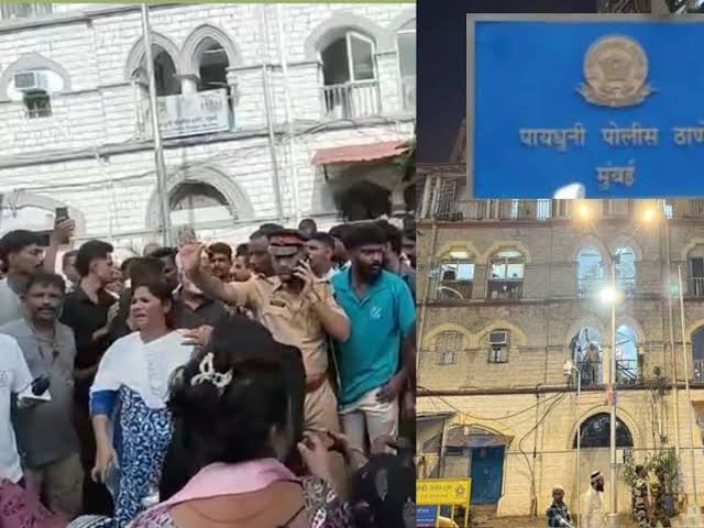 सात वर्षीय अल्पवयीन मुलीवर अत्याचार; संतप्त नागरिकांची पायधुनी पोलीस ठाण्यावर धडक