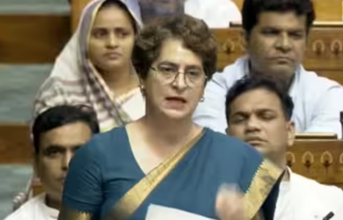 पंतप्रधानांनी निवडलेले शिक्षणमंत्री…; प्रियांका गांधींचा प्रल्हाद जोशींवर निशाणा, संसदेत खळबळ
