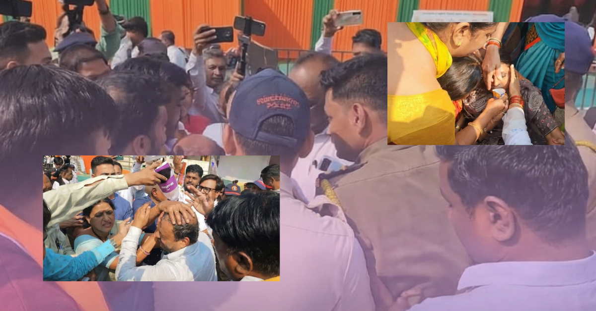 संभाजीनगरमध्ये भाजप कार्यकर्त्यांचा उद्रेक; माजी मंत्र्यांची गाडी रोखून काळे फासले, तिकीट वाटपावरून राडा