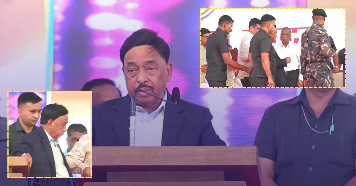 चिपळूणमध्ये भाषणादरम्यान नारायण राणेंची प्रकृती बिघडली; भरसभेत आली भोवळ