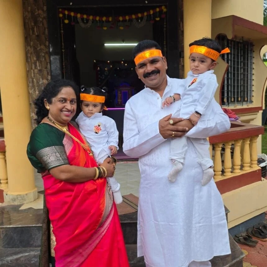 २५ वर्षांच्या प्रतीक्षेनंतर आलेल्या श्रीशा-श्रीजाच्या प्रथम वाढदिवसाला सामाजिक बांधिलकीची किनार