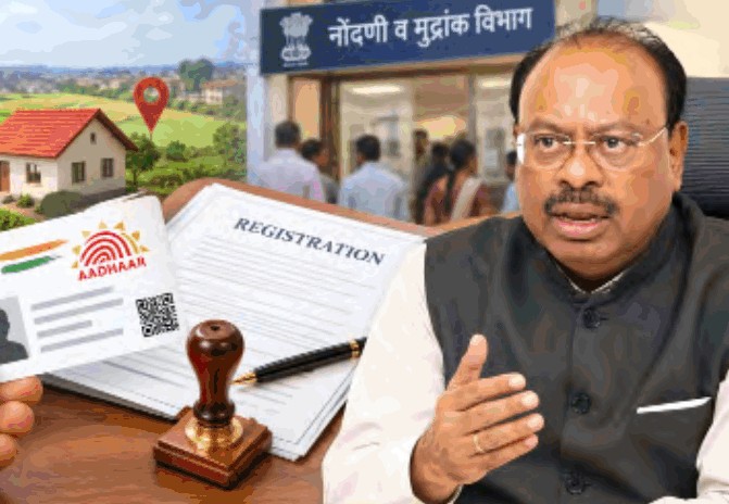 महाराष्ट्रात १ ऑक्टोबरपासून रजिस्ट्रीसाठी आधार कार्ड अनिवार्य