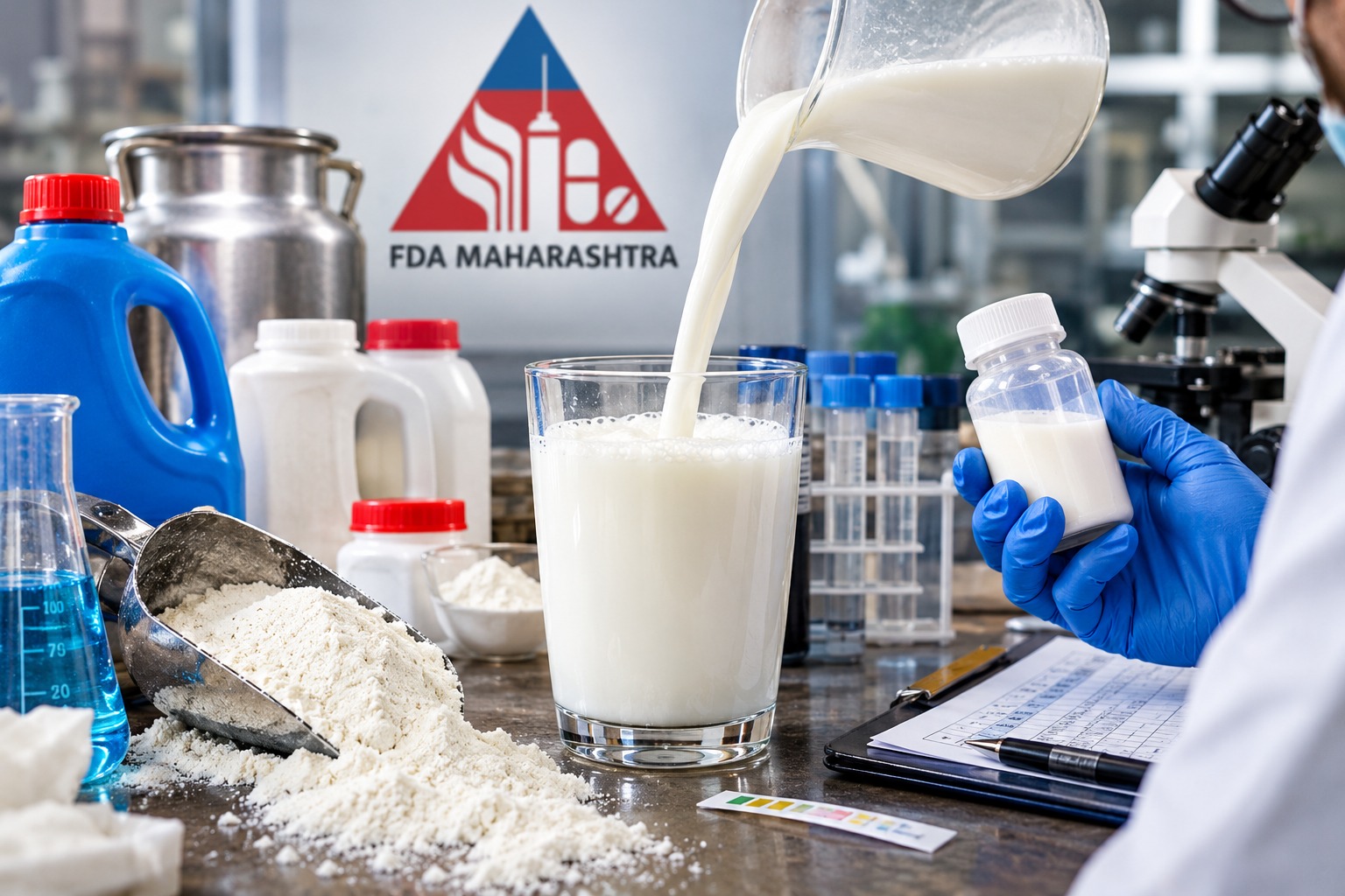 दुधात डिटर्जंटची भेसळ: FDA ची ‘सोनई’सह अनेक डेअरींवर मोठी कारवाई, १६,७३० लिटर दूध नष्ट